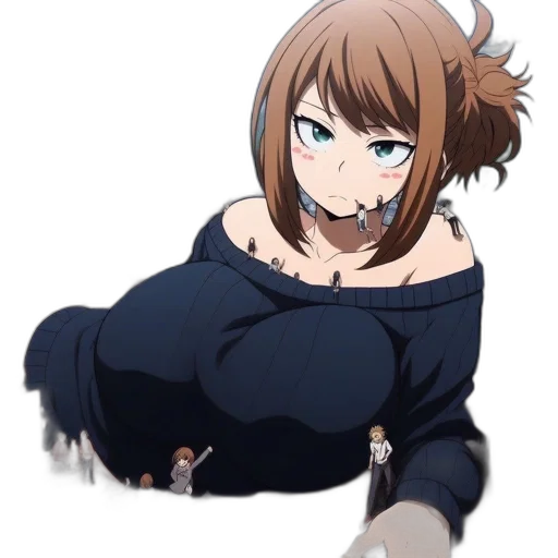 dress, creature, weapon, jacket, anime, concept art, cartoon, pixel art transparent PNG cut-out
