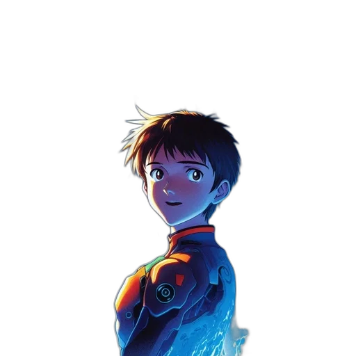 robot, jacket, face, creature transparent PNG cut-out