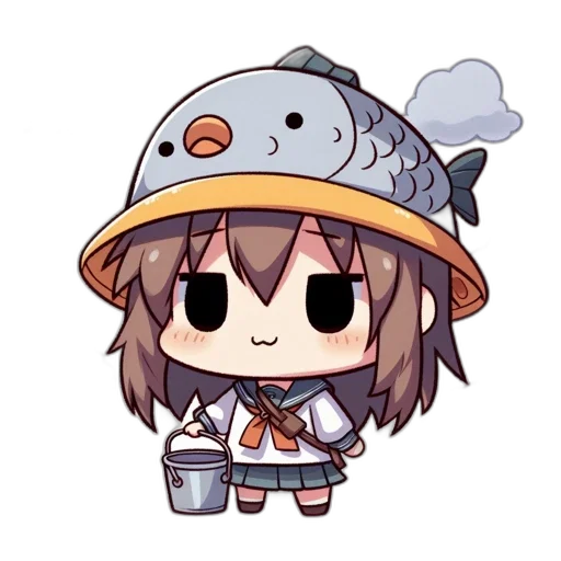 hat, staff, robot, weapon, anime, pixel art, cartoon, concept art transparent PNG cut-out