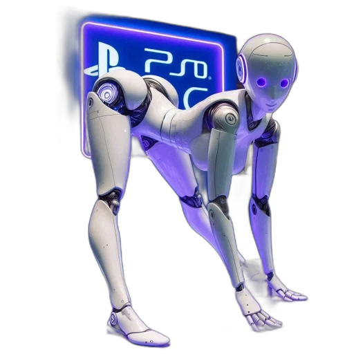 robot, weapon, creature, animal, 3d render, concept art, cyberpunk, vaporwave transparent PNG cut-out