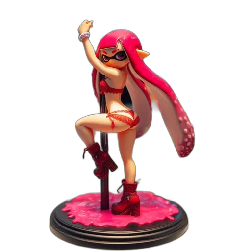 weapon, 3d render, concept art, vivid, display, features, female, character transparent PNG cut-out