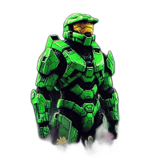 robot, weapon, concept art, pixel art transparent PNG cut-out