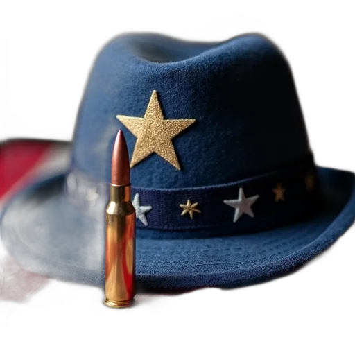 hat, weapon, staff, patriotic, theme, american, flag, top transparent PNG cut-out