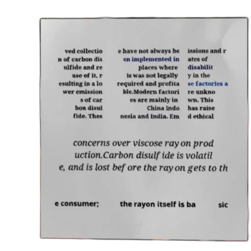 text-based, image, discussing, environmental, impact, carbon, disulfide, viscose transparent PNG cut-out