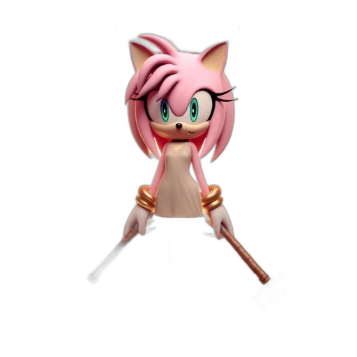 staff, weapon, animal, creature, 3d render, concept art, fantasy art, pixel art transparent PNG cut-out