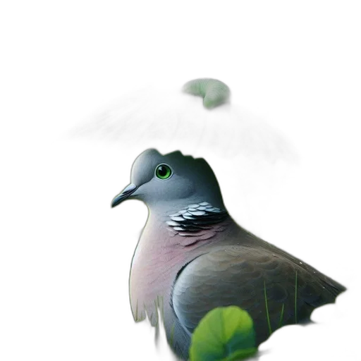 animal, creature, staff, umbrella, watercolor, concept art, photorealistic, 3d render transparent PNG cut-out