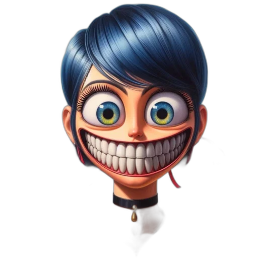 face, mask, robot, creature, 3d render, cartoon, concept art, photorealistic transparent PNG cut-out