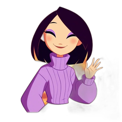 staff, jacket, jewelry, cartoon, pixel art, concept art, 3d render, pastel transparent PNG cut-out