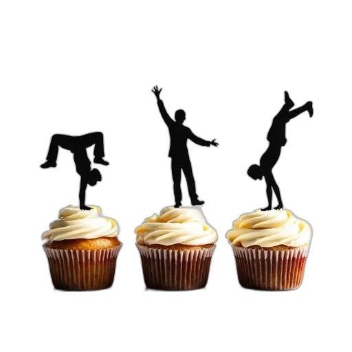food, second, image, shows, group, cupcakes, different, arrangement transparent PNG cut-out
