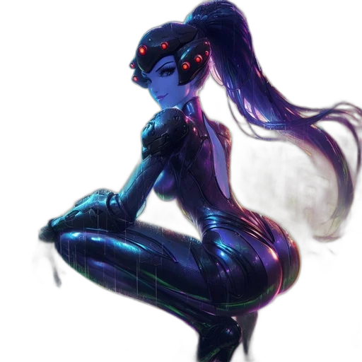 robot, dress, creature, dragon, concept art, cyberpunk, fantasy art, pixel art transparent PNG cut-out