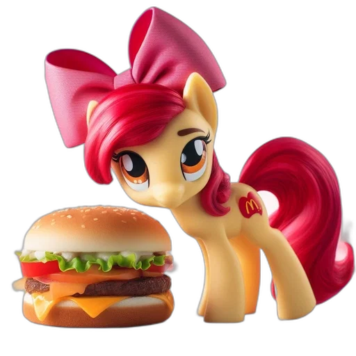 food, animal, 3d render, photorealistic, concept art, colorful, toy, figure transparent PNG cut-out