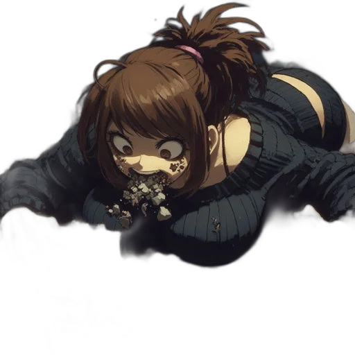 weapon, mask, creature, food, concept art, anime, comic book art, cyberpunk transparent PNG cut-out
