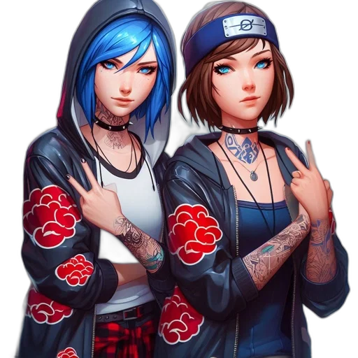 jacket, concept art, cyberpunk, pixel art, fantasy art, blue, colorful, red transparent PNG cut-out