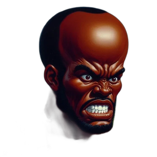 face, mask, creature, hair, concept art, photorealistic, comic book art, 3d render transparent PNG cut-out
