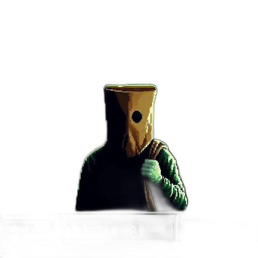 mask, face, robot, creature, concept art, 3d render, pixel art, comic book art transparent PNG cut-out