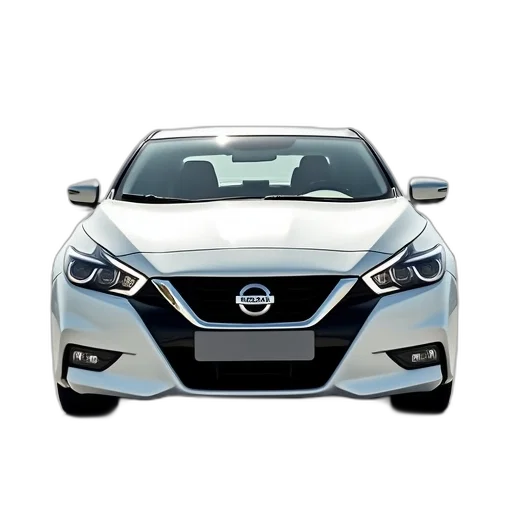 car, 3d render, front, end transparent PNG cut-out