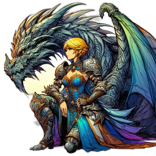 dragon, sword, weapon, staff transparent PNG cut-out