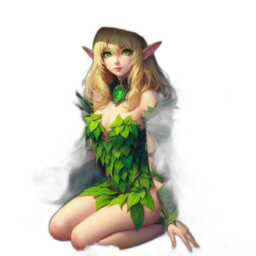 staff, dragon, dress, fantasy art, pixel art, concept art, 3d render, green transparent PNG cut-out
