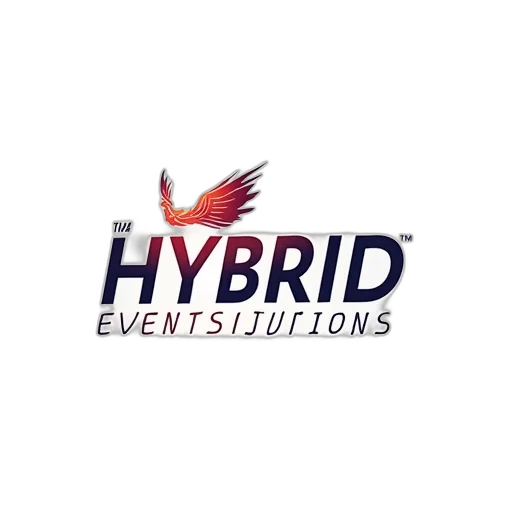 3d render, hybrid, event, solutions transparent PNG cut-out