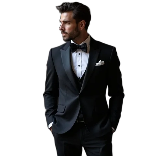 jacket, staff, photorealistic, monochrome transparent PNG cut-out