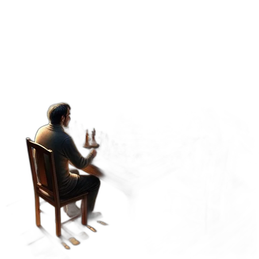 furniture, robot, staff, face, concept art, photorealistic, 3d render, pixel art transparent PNG cut-out