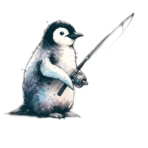 staff, sword, animal, weapon, concept art, fantasy art, watercolor, pixel art transparent PNG cut-out