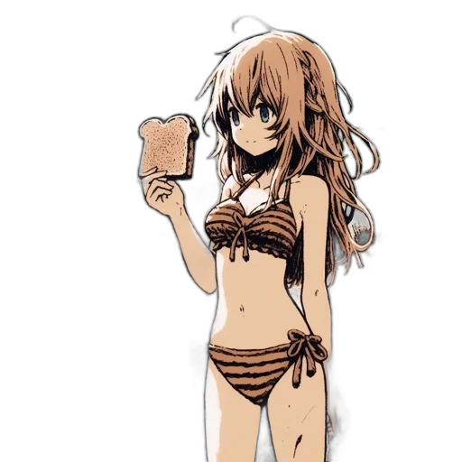 dress, weapon, food, staff, anime, cartoon, concept art, pixel art transparent PNG cut-out