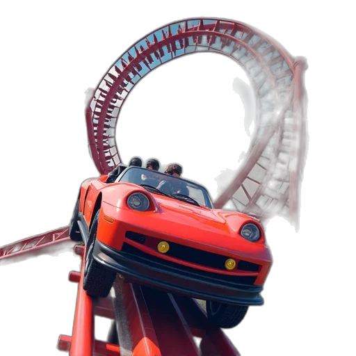 car, robot, weapon, hair, 3d render, concept art, photorealistic, roller transparent PNG cut-out