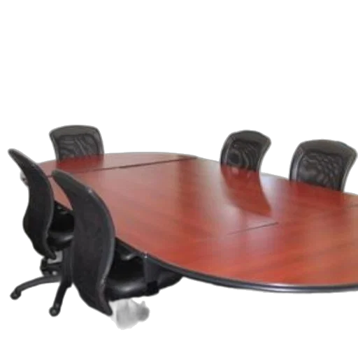 furniture, staff, 3d render, modern, conference, room, oval-shaped, table transparent PNG cut-out