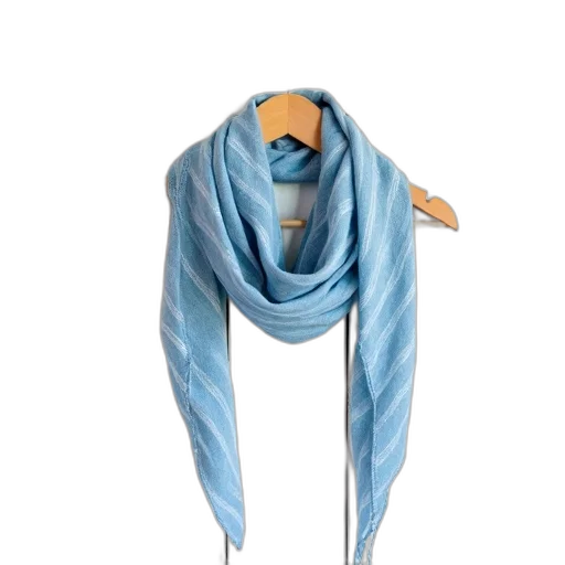 jewelry, 3d render, blue, pastel, light, scarf, pattern, white transparent PNG cut-out