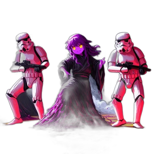 concept art, pixel art, comic book art, fantasy art, outer space, fire, dark, two transparent PNG cut-out