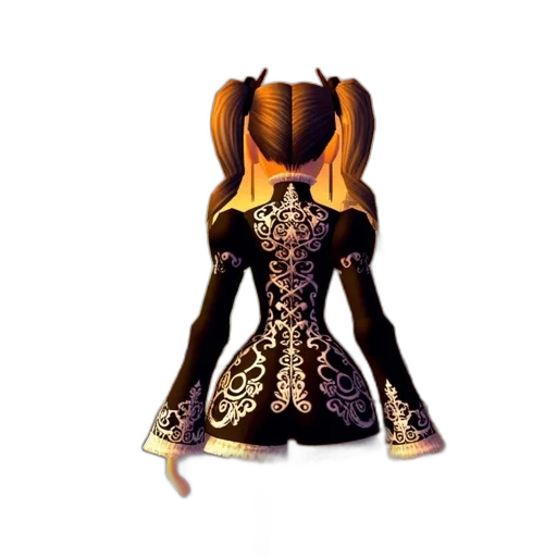 dress, crown, jacket, furniture, 3d render, concept art, fantasy art, photorealistic transparent PNG cut-out