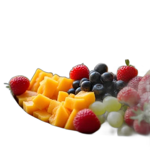 food, crown, weapon, shoes, photorealistic, 3d render, colorful, fruit transparent PNG cut-out