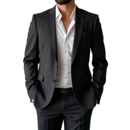 jacket, staff, photorealistic, concept art transparent PNG cut-out