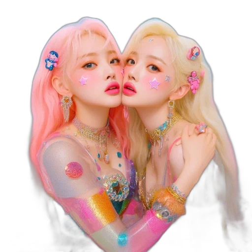 jewelry, vaporwave, photorealistic, fantasy art, 3d render, neon lights, pastel, neon transparent PNG cut-out