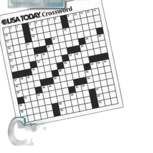 usa, today, crossword, puzzle, book, cover, purple, background transparent PNG cut-out