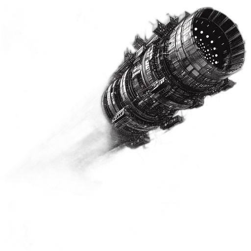 weapon, staff, robot, hair, concept art, photorealistic, 3d render, fantasy art transparent PNG cut-out