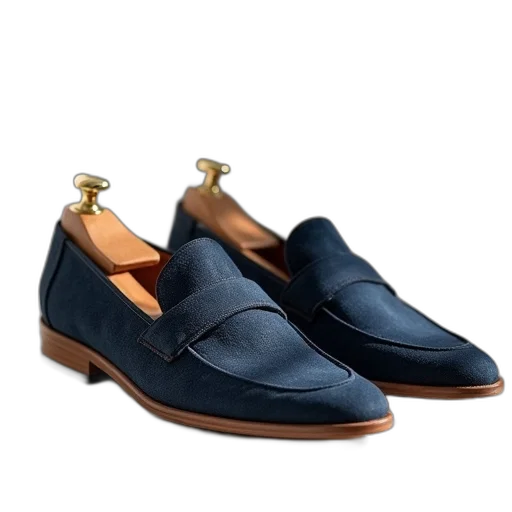 shoes, clarks, classic, denim transparent PNG cut-out