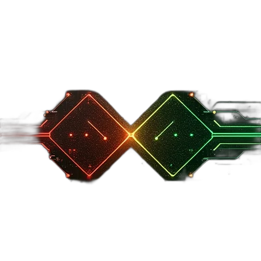 sword, weapon, robot, jewelry, cyberpunk, 3d render, concept art, pixel art transparent PNG cut-out