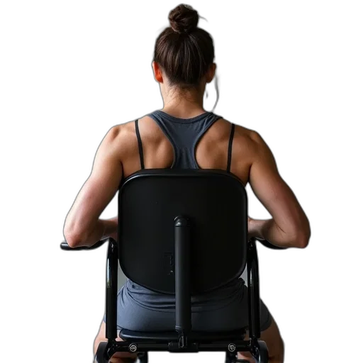 seated, resistance, trainer, chair transparent PNG cut-out