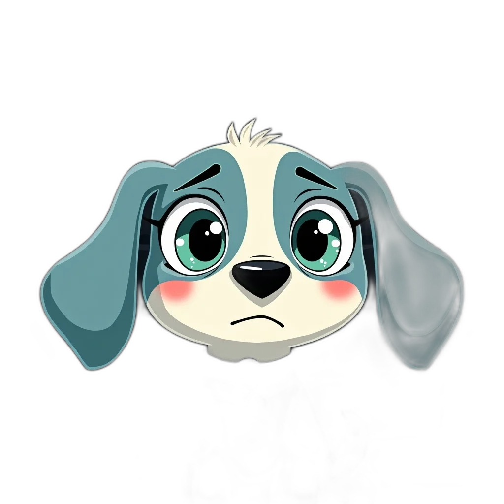 staff, animal, cartoon, 3d render, pixel art, anime, character, dog transparent PNG cut-out