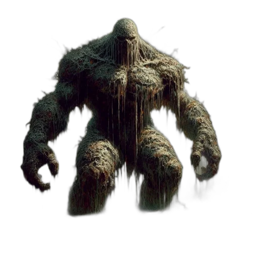 creature, animal, hair, mask, concept art, 3d render, fantasy art, pixel art transparent PNG cut-out