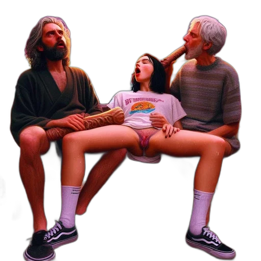 shoes, furniture, hair, food, vaporwave, concept art, pixel art, 3d render transparent PNG cut-out