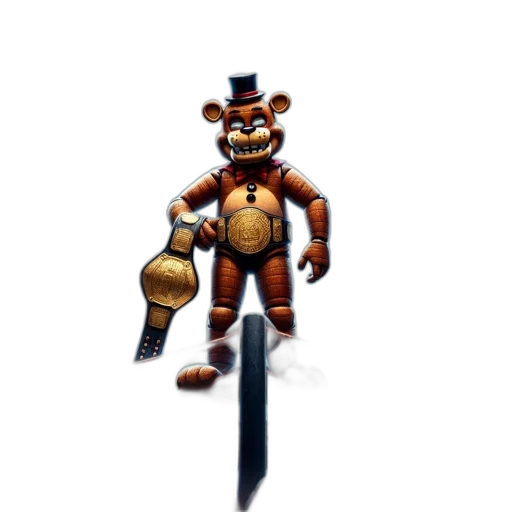 staff, weapon, animal, robot, pixel art, concept art, 3d render, fantasy art transparent PNG cut-out