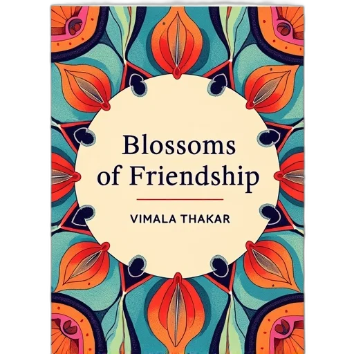 cover, book, blossoms, friendship, vimala, thakar, featuring, colorful transparent PNG cut-out