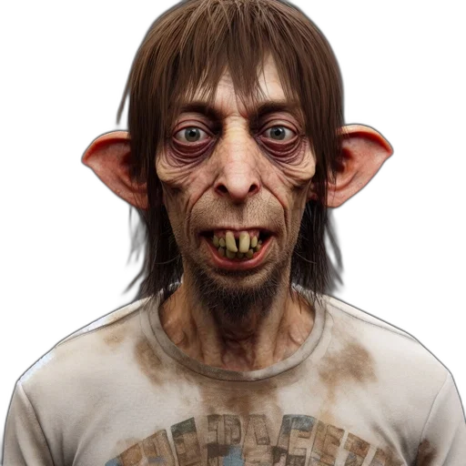 face, creature, staff, mask, photorealistic, concept art, 3d render, fantasy art transparent PNG cut-out