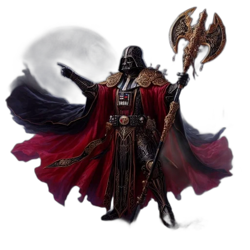 sword, staff, weapon, fantasy art, concept art, comic book art, pixel art, dark transparent PNG cut-out