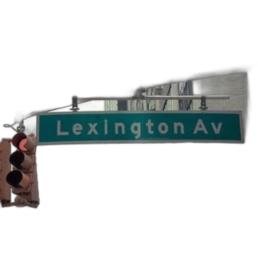 green, street, sign, reading, lexington, hangs, traffic, light transparent PNG cut-out