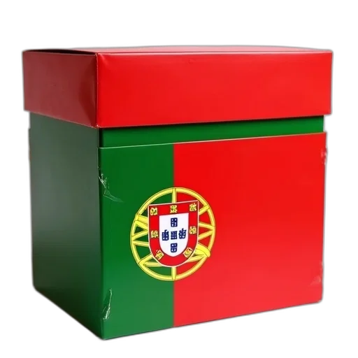 furniture, red, box, green, stripe, top, portuguese, flag transparent PNG cut-out