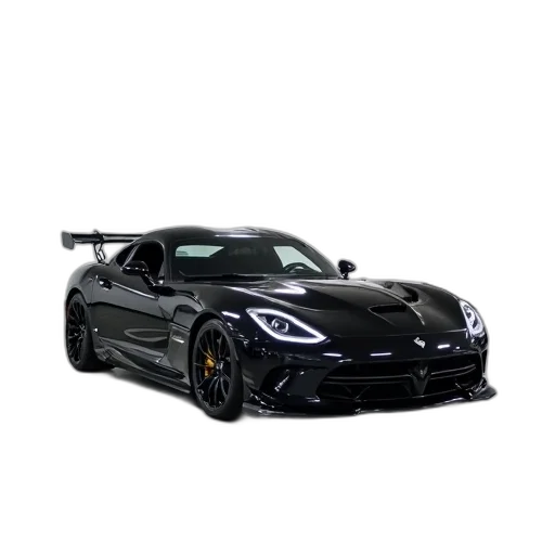 car, weapon, dragon, animal, 3d render, photorealistic, sleek, black transparent PNG cut-out